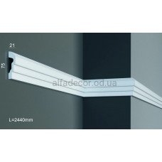 Молдинг полиуретановый гладкий Gaudi Decor CR 639 (2.44м)