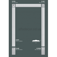 Обрамлення отвору D 591 Gaudi Decor