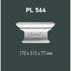 Капітель пілястри Gaudi Decor PL 564
