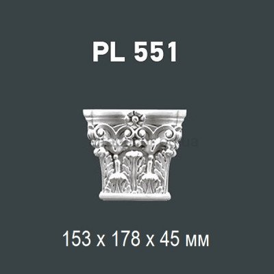 Капітель пілястри Gaudi Decor PL 551 купити в Одесі