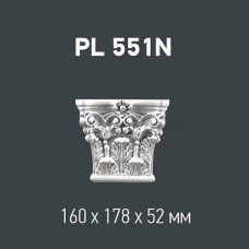 Капітель пілястри Gaudi Decor PL 551N Капітель пілястри Gaudi Decor PL 551N