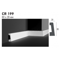 Плінтус поліуретановий Gaudi Decor CR 199 (2.44м) Плінтус поліуретановий Gaudi Decor CR 199 (2.44м)