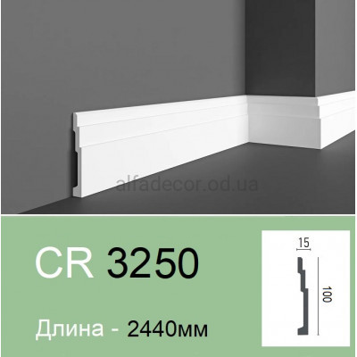 Плинтус полиуретановый Gaudi Decor CR 3250 (2.44м) купить в Одессе