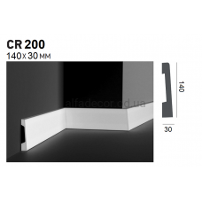 Плинтус полиуретановый Gaudi Decor CR 200 (2.44м)