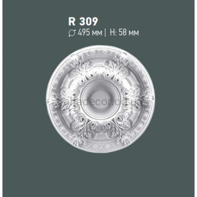 Розетка стельова Gaudi Decor R 309 купити в Одесі