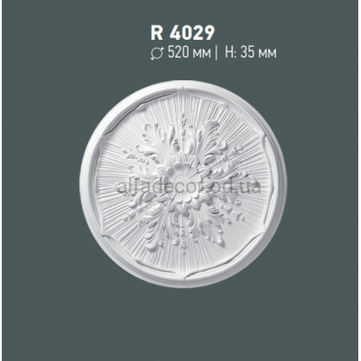 Розетка стельова Gaudi Decor R 4029 купити в Одесі