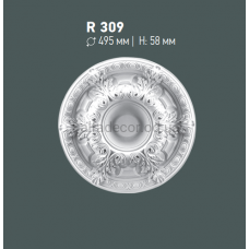 Розетка потолочная Gaudi Decor R 309