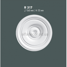 Розетка стельова Gaudi Decor R 317