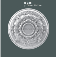 Розетка стельова Gaudi Decor R 335 Розетка стельова Gaudi Decor R 335