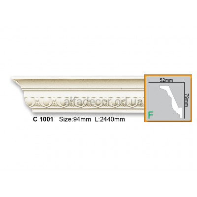Карниз Gaudi Decor C 1001 (2.44м) купити в Одесі