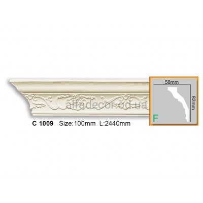 Карниз Gaudi Decor C 1009 (2.44м) купити в Одесі