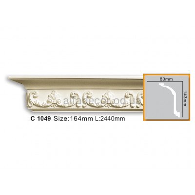 Карниз Gaudi Decor C 1049 (2.44м) купить в Одессе