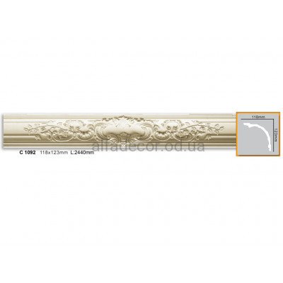 Карниз Gaudi Decor C 1 092 (2.44м) купити в Одесі