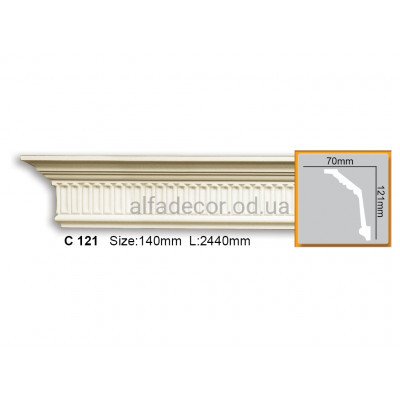 Карниз гибкий Gaudi Decor C 121 (2.44м) купить в Одессе