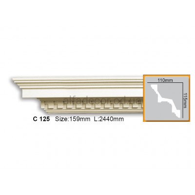 Карниз Gaudi Decor C 125 (2.44м) купить в Одессе