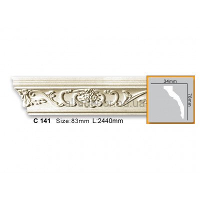 Карниз Gaudi Decor C 141 (2.44м) купити в Одесі