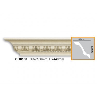 Карниз Gaudi Decor C 18100 (2.44м) купить в Одессе