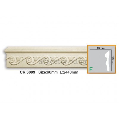 Молдинг Gaudi Decor CR 3009 (2.44м) купити в Одесі