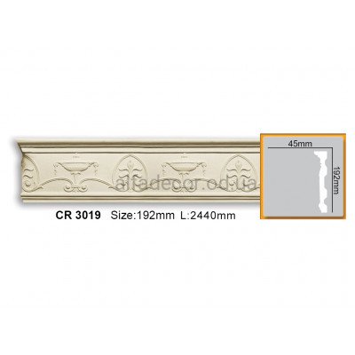 Молдинг Gaudi Decor CR 3019 (2.44м) купити в Одесі
