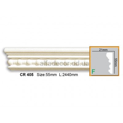 Молдинг гнучкий Gaudi Decor CR 405 (2.44м) купити в Одесі