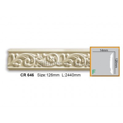 Молдинг гибкий Gaudi Decor CR 646 (2.44м) купить в Одессе