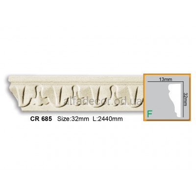 Молдинг гибкий Gaudi Decor CR 685 (2.44м) купить в Одессе