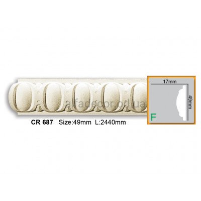 Молдинг гибкий Gaudi Decor CR 687 (2.44м) купить в Одессе