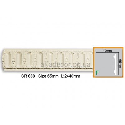 Молдинг гнучкий Gaudi Decor CR 688 (2.44м) купити в Одесі