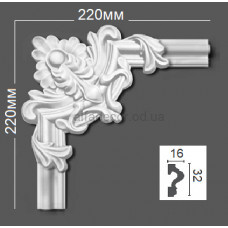 Кут до молдінгу полімерному HCR 502-2 Grand Decor