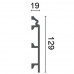 Плинтус гибкий HCR 509 Flex (2.44м) Grand Decor купить в Одессе