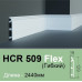Плинтус гибкий HCR 509 Flex (2.44м) Grand Decor купить в Одессе