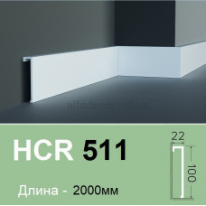 Плінтус полімерний HCR 511 (2.00м) Grand Decor