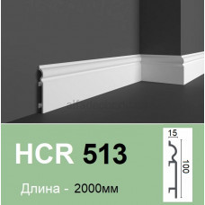 Плінтус полімерний HCR 513 (2.00м) Grand Decor