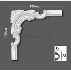 Кут до молдінгу полімерному HCR 516-3 Grand Decor