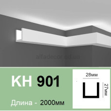 Карниз полімерний для LED освітлення KH 901 Grand Decor