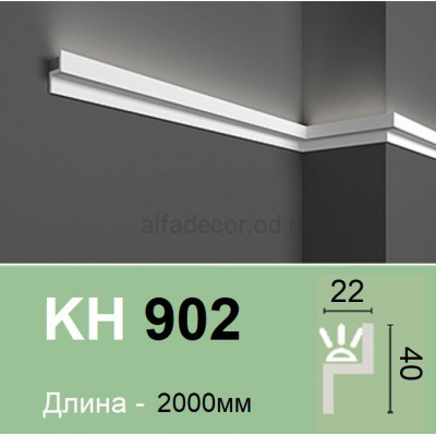 Карниз для подсветки полимерный KH 902 (2.00м) Grand Decor купить в Одессе