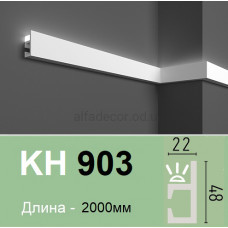 Карниз для подсветки полимерный KH 903 (2.00м) Grand Decor