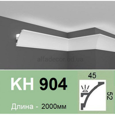 Карниз для подсветки полимерный KH 904 (2.00м) Grand Decor купить в Одессе