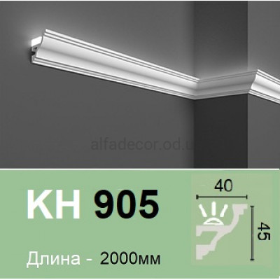 Карниз для подсветки полимерный KH 905 (2.00м) Grand Decor купить в Одессе