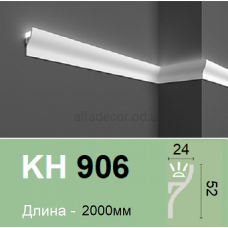 Карниз для підсвічування полімерний KH 906 (2.00м) Grand Decor
