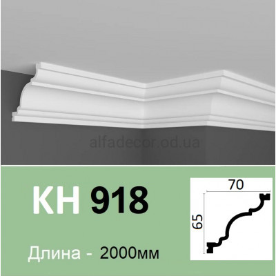 Карниз(плінтус) для стелі полімерний KH 918 Grand Decor купити в Одесі