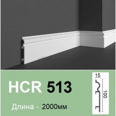 Плінтус полімерний HCR 513 (2.00м) Grand Decor