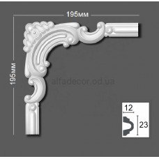 Кут до молдінгу полімерному HCR 516-3 Grand Decor