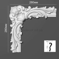 Кут до молдингу полімерному HCR 524-2 Grand Decor