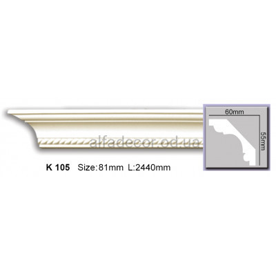 Карниз (2.44м) Harmony Decor K 105 купить в Одессе