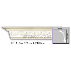 Карниз (2.44м) Harmony Decor K 116