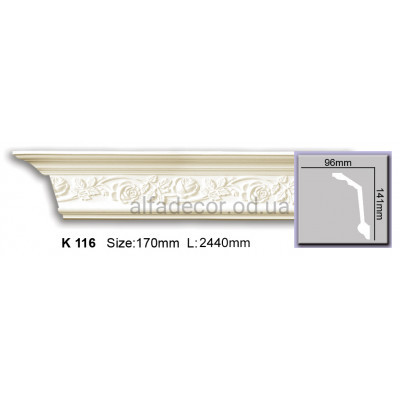 Карниз (2.44м) Harmony Decor K 116 купить в Одессе