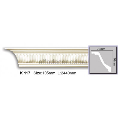 Карниз (2.44м) Harmony Decor K 117 купити в Одесі