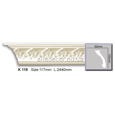 Карниз (2.44м) Harmony Decor K 119 купити в Одесі