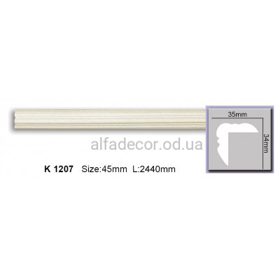 Карниз гибкий (2.44м) Harmony Decor K 1207 купить в Одессе